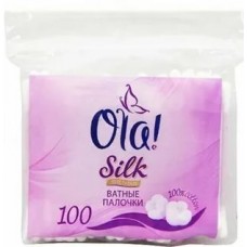 ОЛА ватные палочки в п/эт 100шт SILK SENSE
